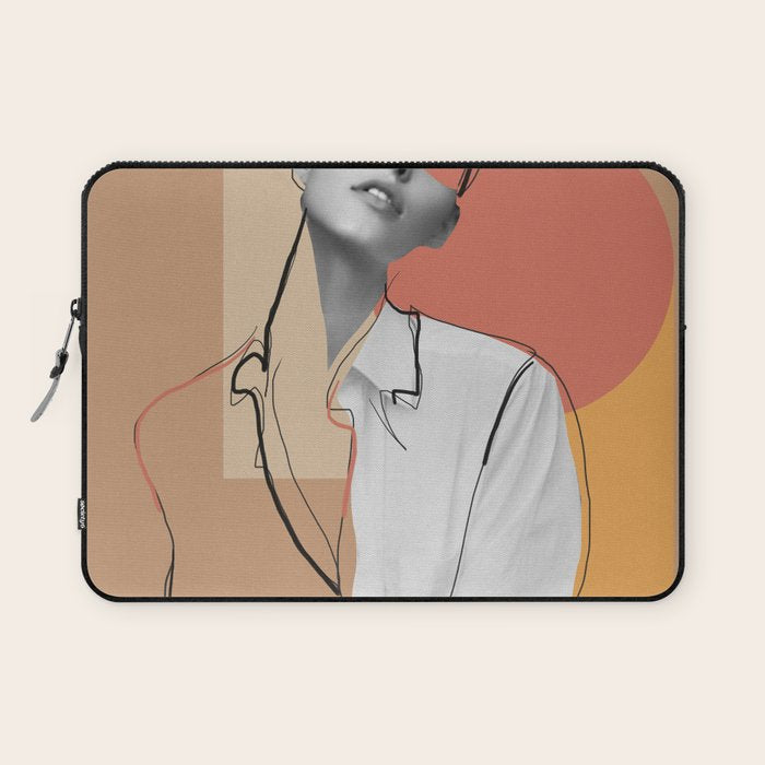 Minimalist Girl2 Laptop Sleeve Gallery Image 1