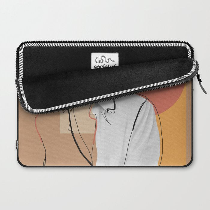 Minimalist Girl2 Laptop Sleeve Gallery Image 2