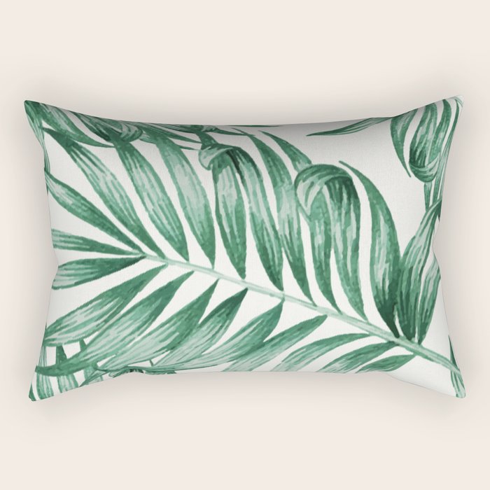 Palm Leaves Rectangular Pillow Gallery Image 1