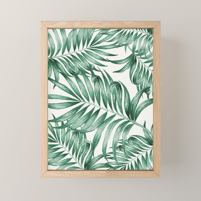 Palm Leaves Mini Art Print Gallery Image 1