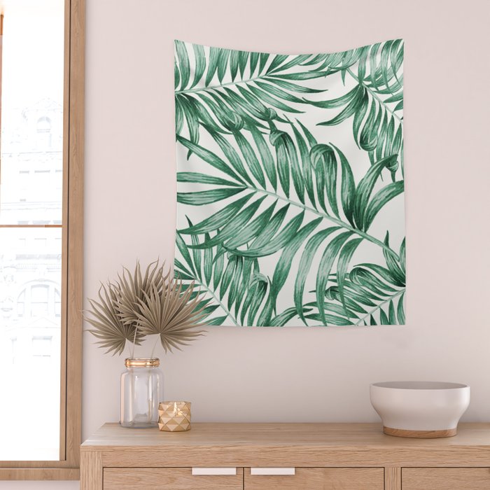 Palm Leaves Wall Tapestry Gallery Image 2