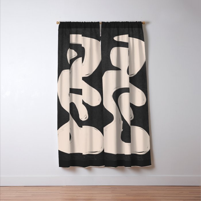 Modern Abstract Art 72 Window Curtain Gallery Image 3