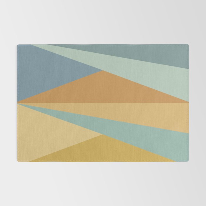Geometric Triangles XIII Retro Summer Rug Gallery Image 2