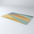 Geometric Triangles XIII Retro Summer Rug Gallery Image 3