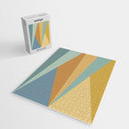 Geometric Triangles XIII Retro Summer Jigsaw Puzzle Gallery Image 2