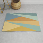 Geometric Triangles XIII Retro Summer Rug Gallery Image 1