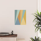 Geometric Triangles XIII Retro Summer Poster Gallery Image 2