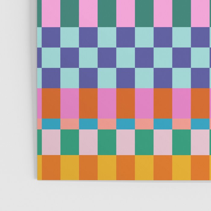 Checkerboard Stripes Poster Gallery Image 3
