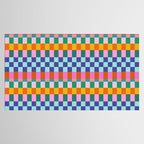 Checkerboard Stripes Tablecloth Gallery Image 2