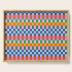 Checkerboard Stripes Serving Tray Gallery Image 1