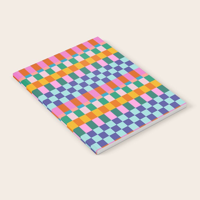 Checkerboard Stripes Notebook Gallery Image 1