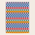 Checkerboard Stripes Poster Gallery Image 4