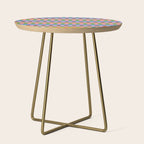 Checkerboard Stripes Side Table Gallery Image 1