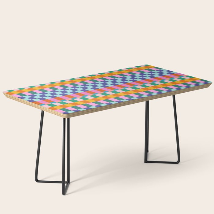 Checkerboard Stripes Coffee Table Gallery Image 1