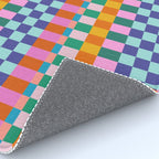 Checkerboard Stripes Rug Gallery Image 4