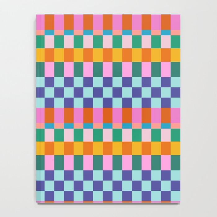 Checkerboard Stripes Notebook Gallery Image 4