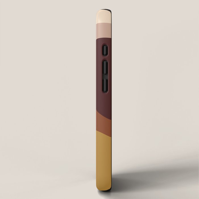 Abstract Color Waves III Desert Tones iPhone Case Gallery Image 2