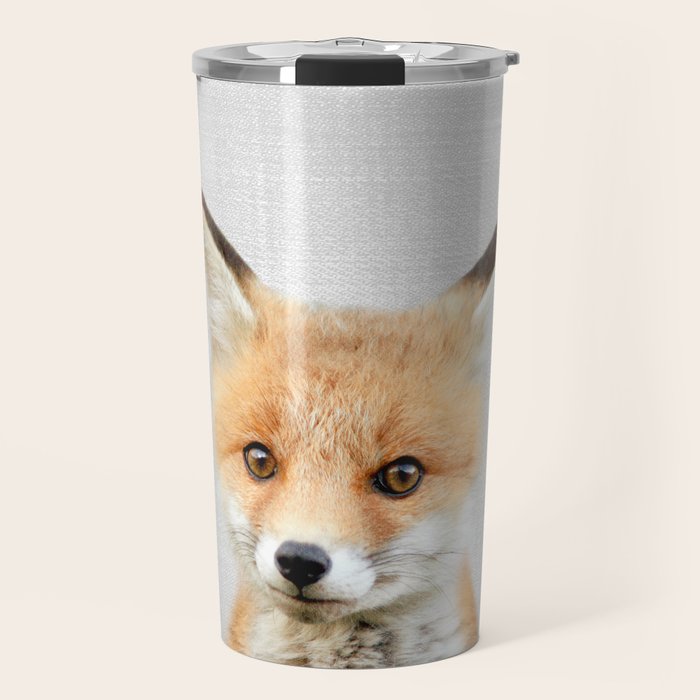Baby Fox - Colorful Travel Mug Gallery Image 1