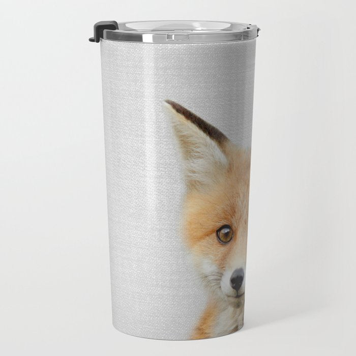Baby Fox - Colorful Travel Mug Gallery Image 3