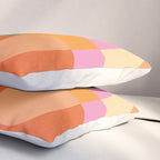 Bright Color Block Shapes Pillow Sham Gallery Image 3