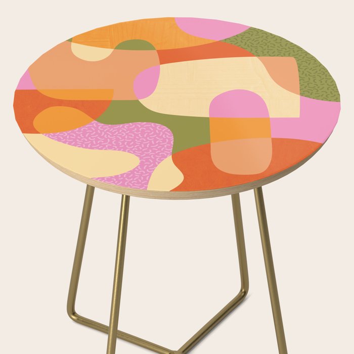 Bright Color Block Shapes Side Table Gallery Image 2