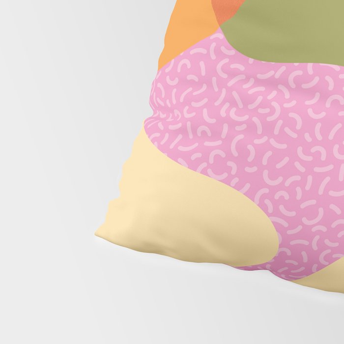 Bright Color Block Shapes Pillow Sham Gallery Image 4