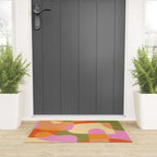 Bright Color Block Shapes Welcome Mat Gallery Image 3