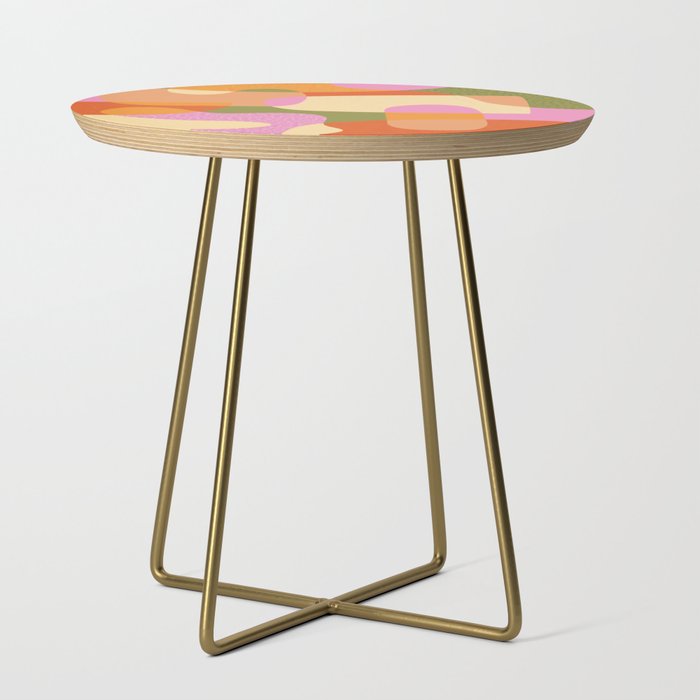 Bright Color Block Shapes Side Table Gallery Image 1