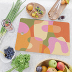 Bright Color Block Shapes Cutting Board Gallery Image 2