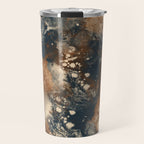Earth watercolor splashes Travel Mug Gallery Image 1