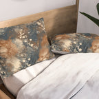 Earth watercolor splashes Pillow Sham Gallery Image 2