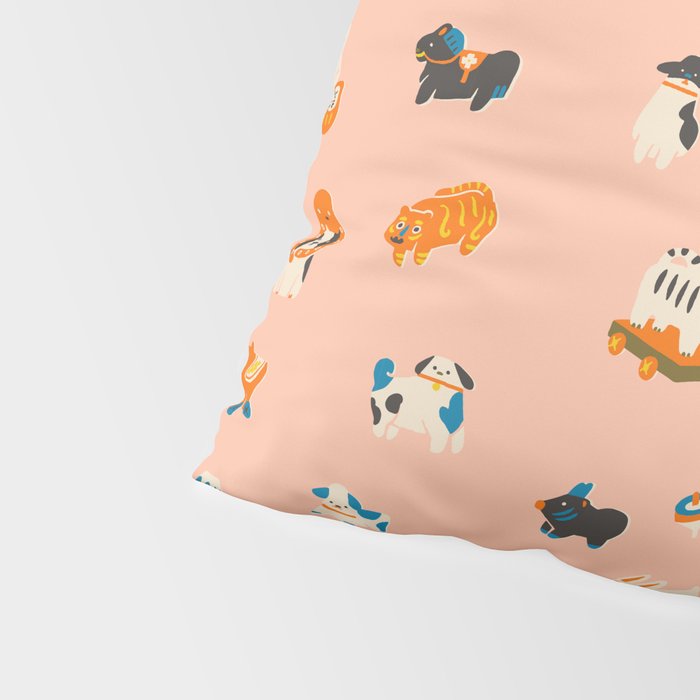 Japanese folk toys Pillow Sham Gallery Image 4