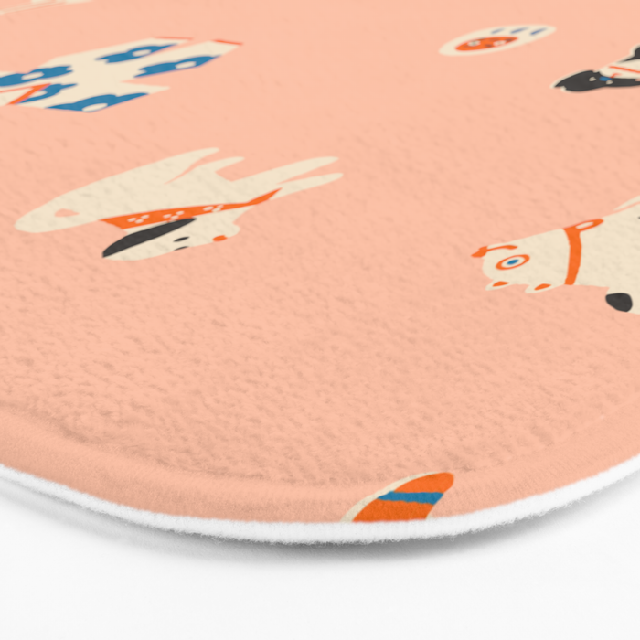 Japanese folk toys Bath Mat Gallery Image 3