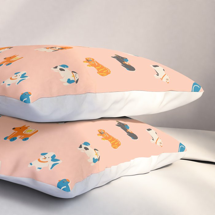 Japanese folk toys Pillow Sham Gallery Image 3