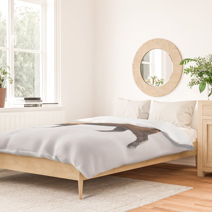 Buffalo In The Snow Duvet Cover Gallery Image 2