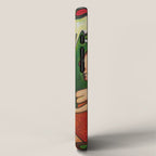 The Domino Players (Juego de Domino), Plaza Dolores, Santiago de Cuba, oil on canvas, by Jose Rodriguez Fuster iPhone Case Gallery Image 2