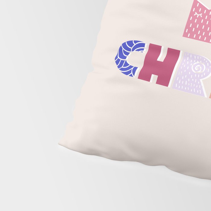 MERRY CHRISTMAS Pillow Sham Gallery Image 4