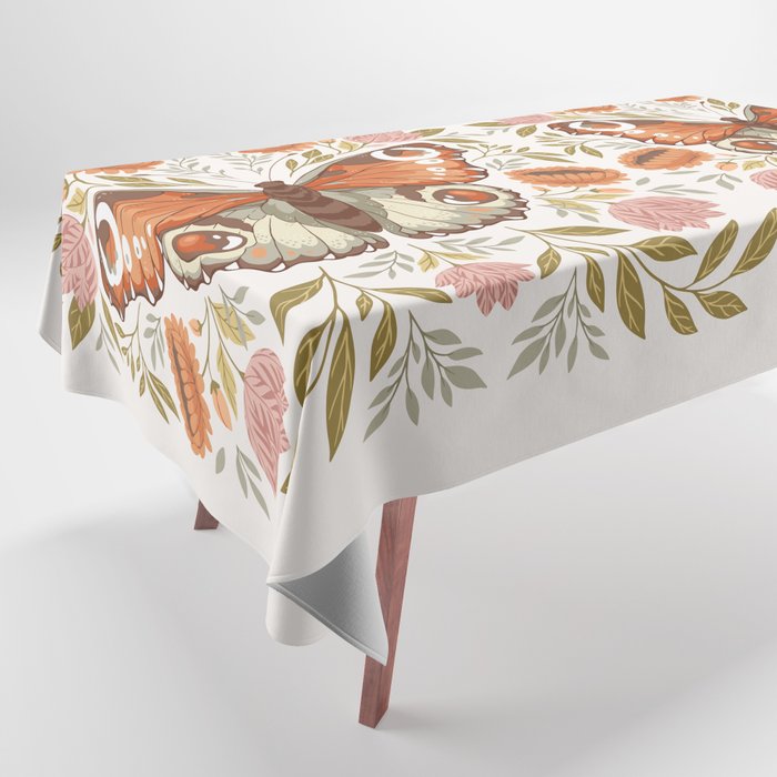 William Morris Inspired Butterfly Tablecloth Gallery Image 1