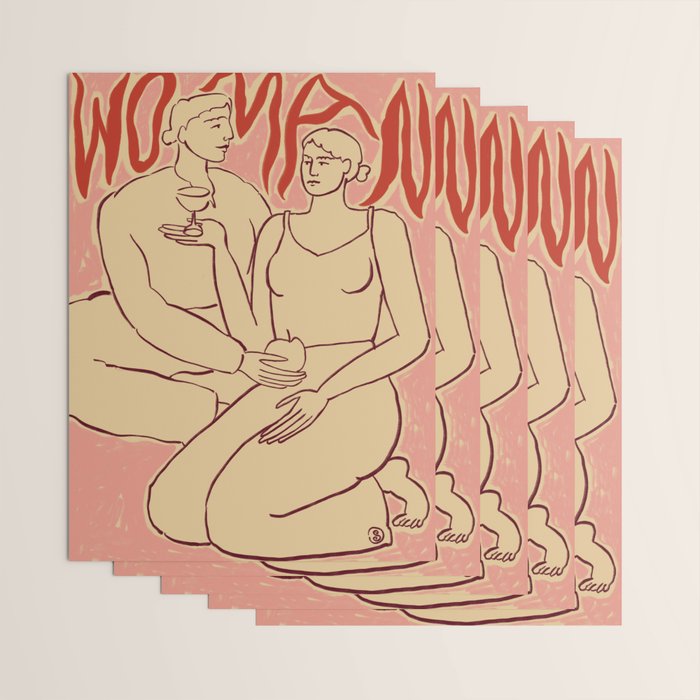 WOMAN NATURE Wrapping Paper Gallery Image 3