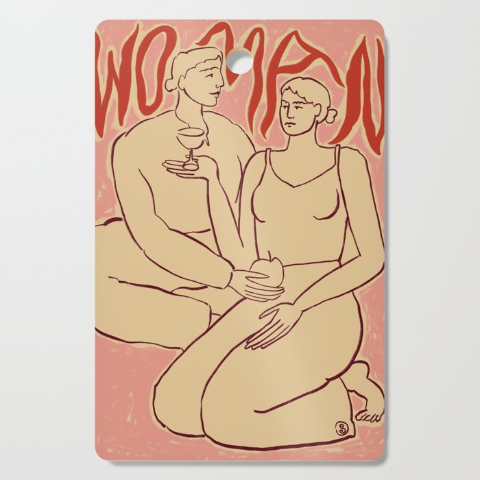 WOMAN NATURE Cutting Board Gallery Image 1