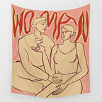 WOMAN NATURE Wall Tapestry Gallery Image 4