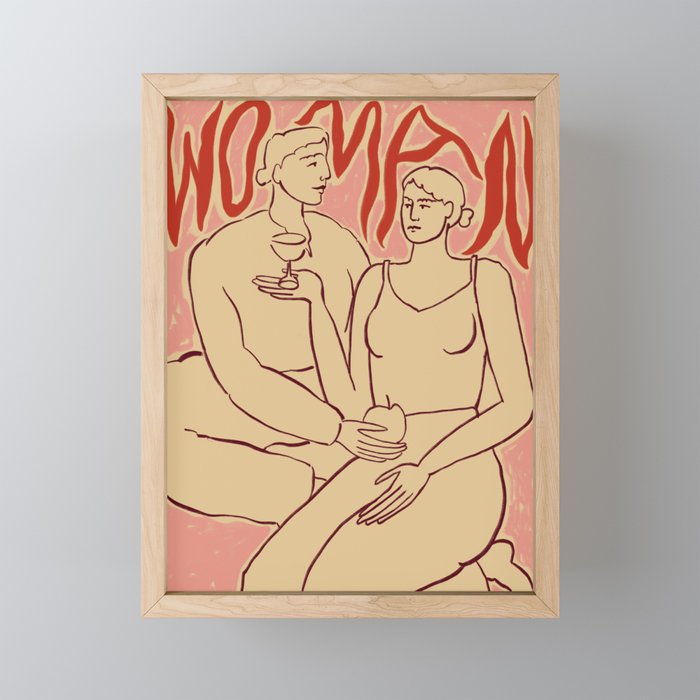 WOMAN NATURE Mini Art Print Gallery Image 1