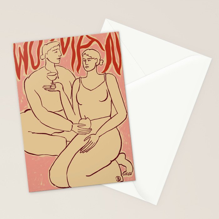 WOMAN NATURE Stationery Card Gallery Image 2