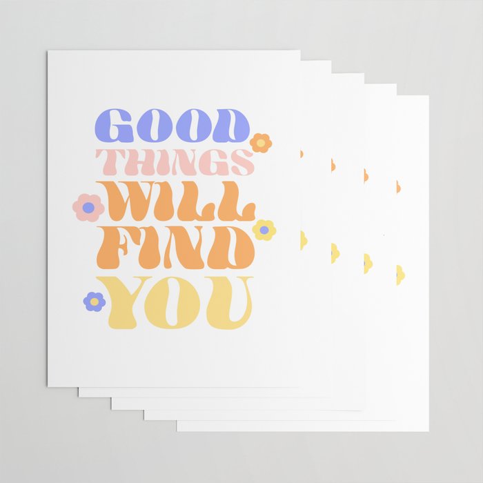Good Things will Find You Wrapping Paper Gallery Image 3
