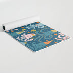 Octopus Birthday Party Pattern Yoga Mat Gallery Image 2
