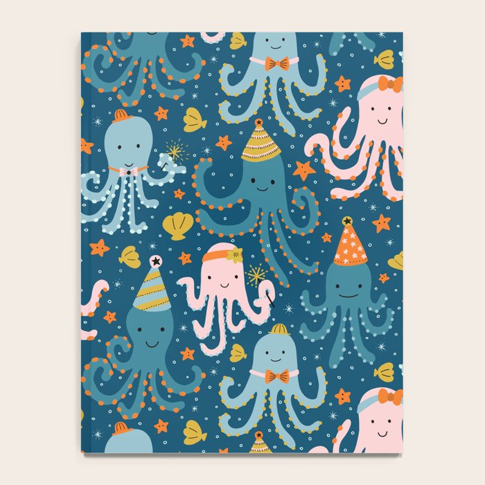 Octopus Birthday Party Pattern Notebook Gallery Image 4