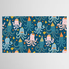 Octopus Birthday Party Pattern Tablecloth Gallery Image 2