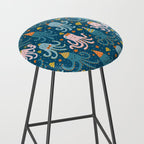 Octopus Birthday Party Pattern Stool Gallery Image 2