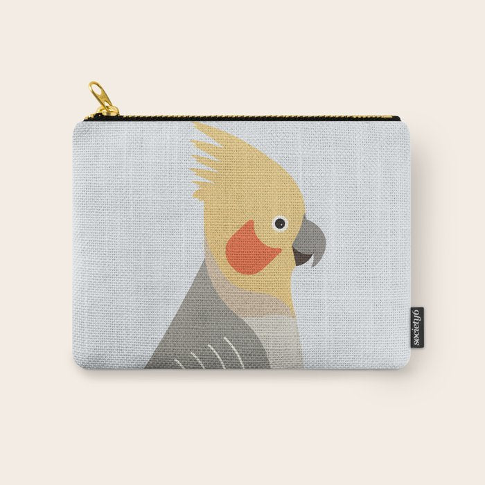 Whimsy Cockatiel Carry All Pouch Gallery Image 1
