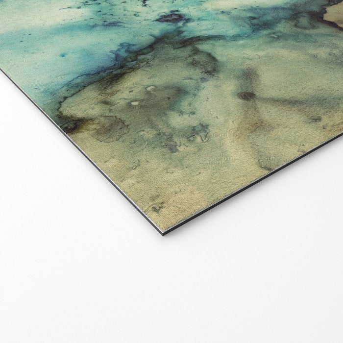 Teal Abstract Welcome Mat Gallery Image 2